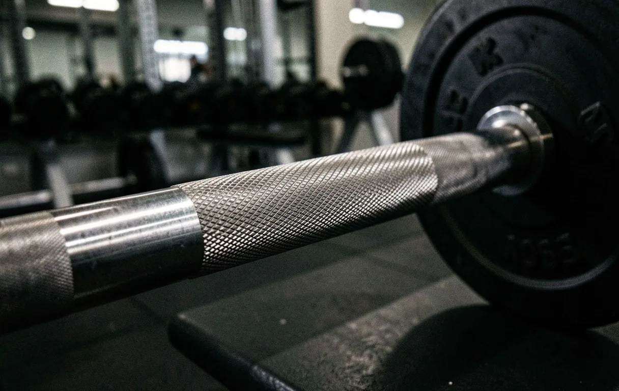 Industrial fitness equipment detail